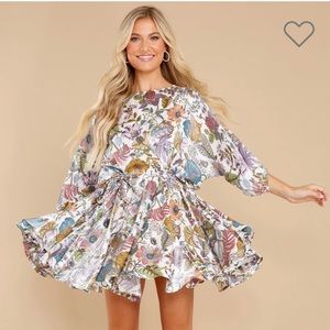 Red Dress boutique floral dress